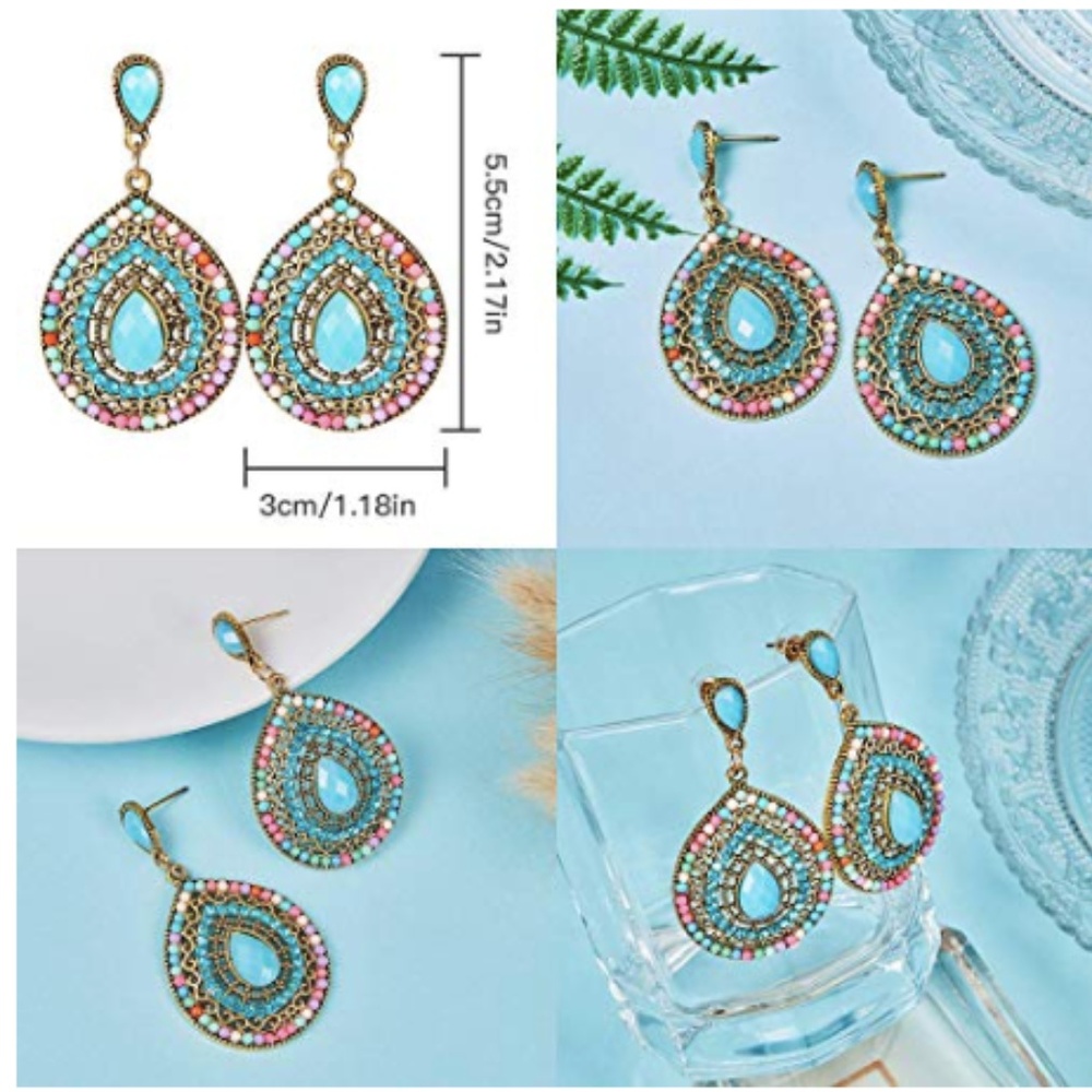 🐝3 for $30 Earrings cute versatile BOHO  adorable - Picture 2 of 3